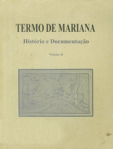Capa para Termo de Mariana: História e Documentação (vol.II)