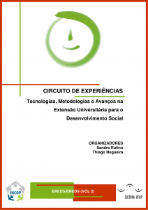 Capa para Circuito de Experiências: tecnologias, metodologias,e avanços na extensão universitária para o desenvolvimento social Vol.2