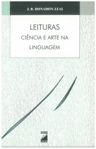Capa para Leituras: Ciência e Arte na Linguagem