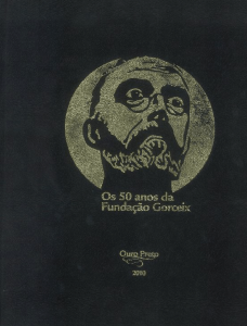 Capa para Os Cinquenta anos da Fundação Gorceix